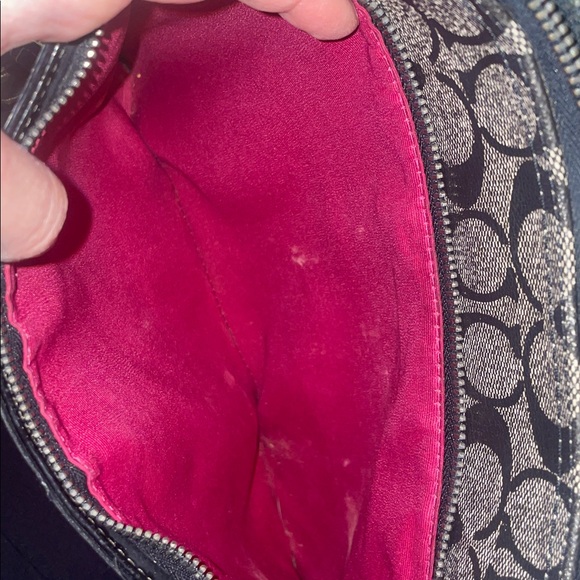 Coach Monogram Black and Gray Shoulder Bag - Picture 7 of 7